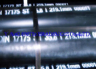 Buizenstelsel van het precisie het Naadloze Staal/Koolstofstaal Naadloze Buis DIN 17175 St35.8 St45.8