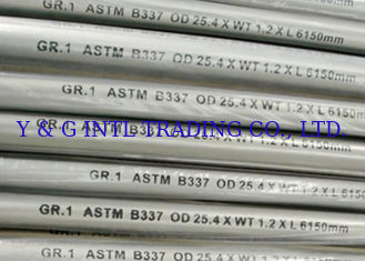 Duurzame Ontharde Titanium Gelaste Buis 1 - 6mm de Norm van de Muurdikte B337