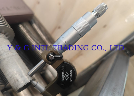 Industrieel koolstofstaal Fin Stud Dia 12,7 mm zilver koolstofstaal warmteoverdracht buis