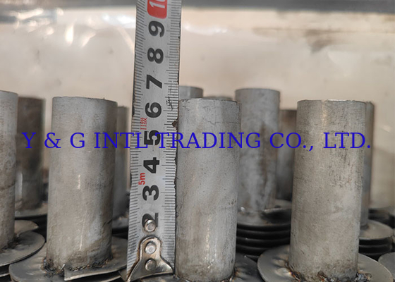 Industrieel koolstofstaal Fin Stud Dia 12,7 mm zilver koolstofstaal warmteoverdracht buis