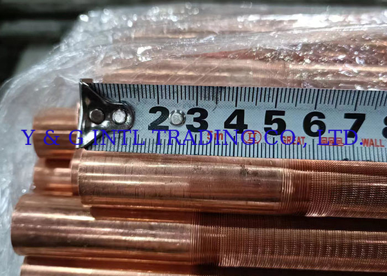 KL Fin Type Warmtewisselaar Cupro Nickel Fined Tube In Silver Met Bare Tube Copper Nickel Alloy