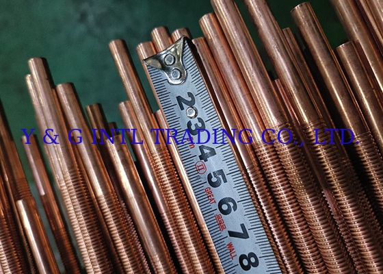 Zilveren Zwart Ronde Carbon Steel Roestvrij staal Koper Bare Bare Tube Fined Tube